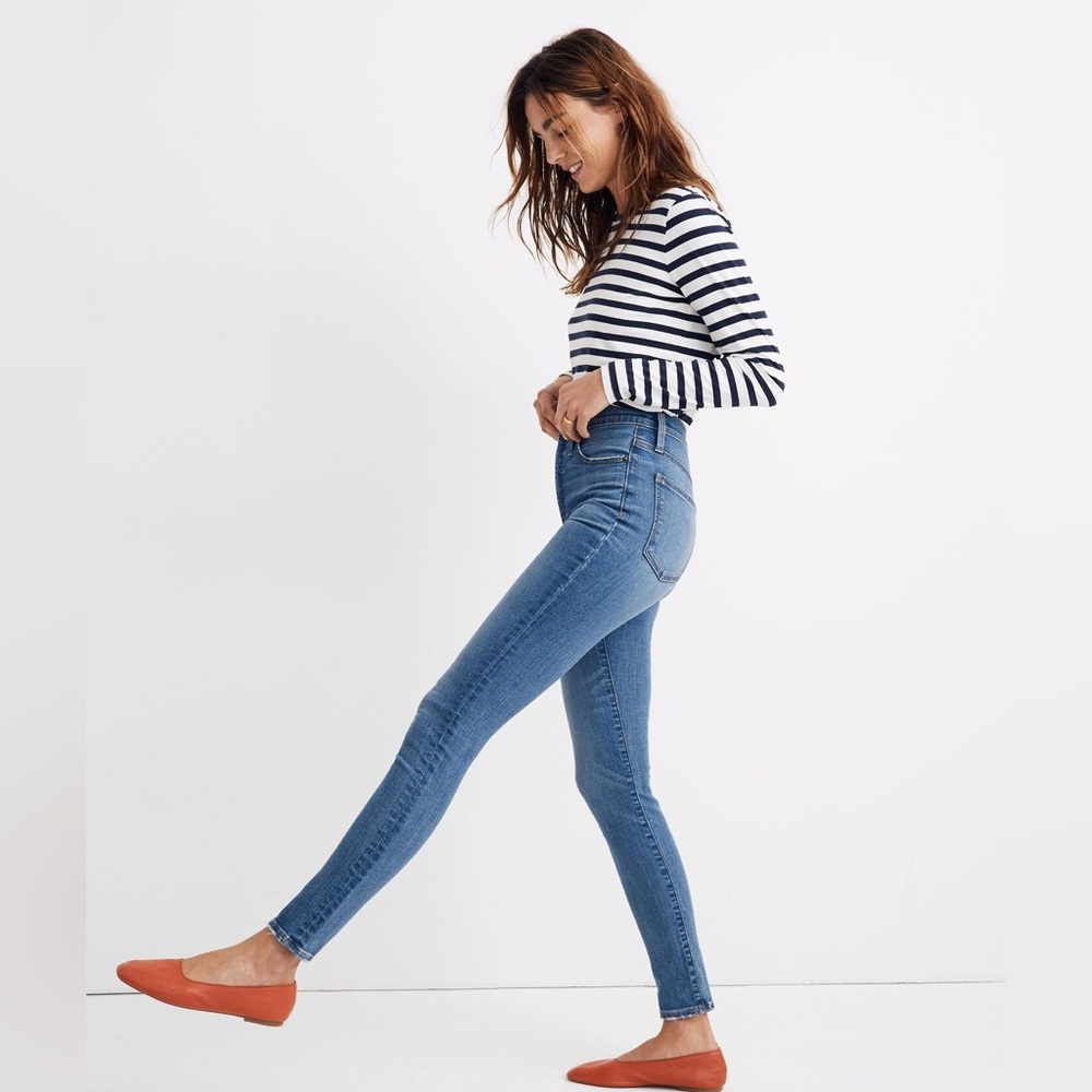 Madewell High Rise Blue Jeans
